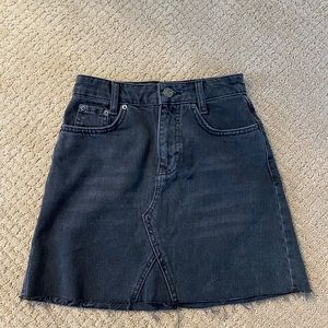 Black urban outfitters denim skirt